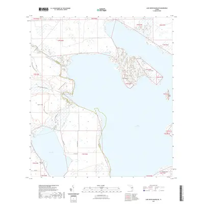 2021 Map of Lake Weohyakapka NE, 2021 Print