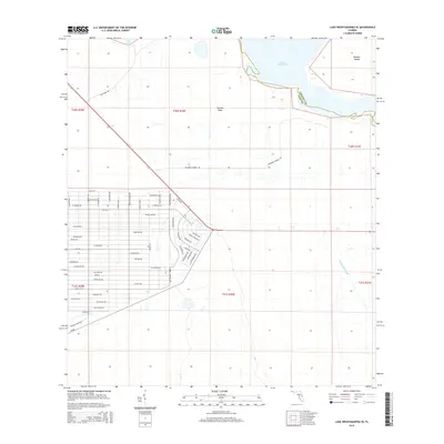 2015 Map of Lake Weohyakapka SE, 2015 Print