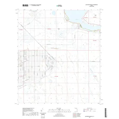 2018 Map of Lake Weohyakapka SE, 2018 Print