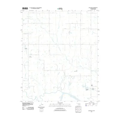 2010 Map of Lake West, 2010 Print