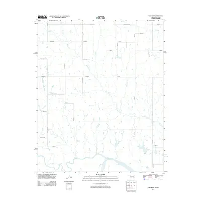 2013 Map of Lake West, 2013 Print