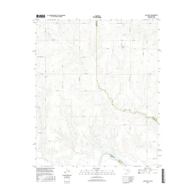 2016 Map of Lake West, 2016 Print