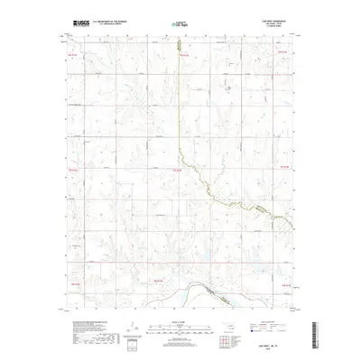 2018 Map of Lake West, 2018 Print