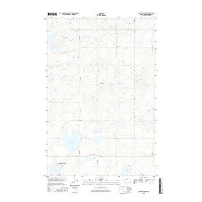 2014 Map of Lake Williams, 2014 Print