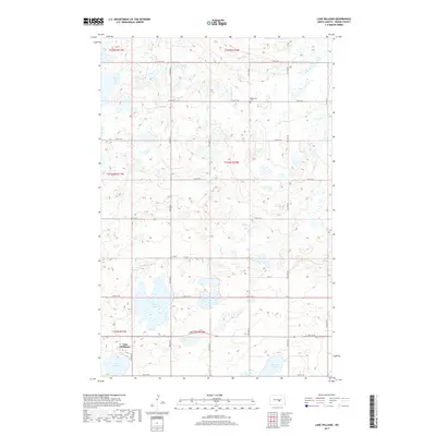 2017 Map of Lake Williams, 2017 Print