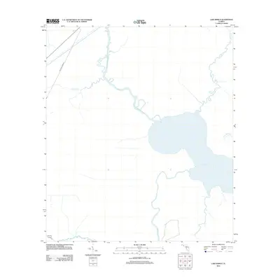 2012 Map of Lake Wimico, 2012 Print