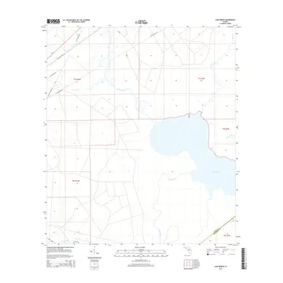 2015 Map of Lake Wimico, 2015 Print