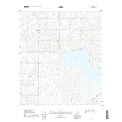 2021 Map of Lake Wimico, 2021 Print