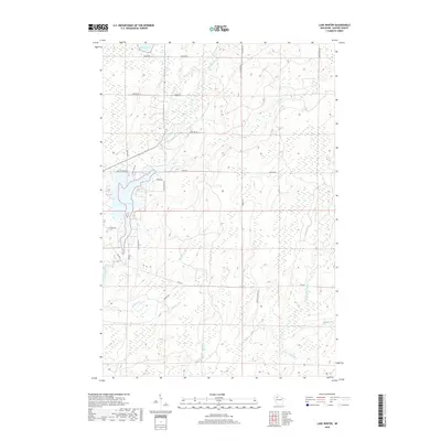 2018 Map of Lake Winter, 2018 Print