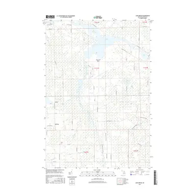 2017 Map of Lake Winyah, 2017 Print