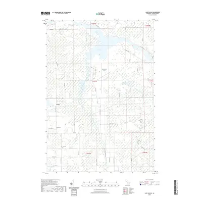 2019 Map of Lake Winyah, 2019 Print