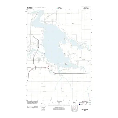 2010 Map of Lake Wissota, 2010 Print