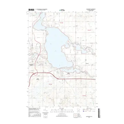 2015 Map of Lake Wissota, 2015 Print