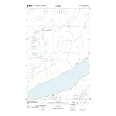 2011 Map of Lake Wooten, 2011 Print
