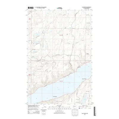 2014 Map of Lake Wooten, 2014 Print