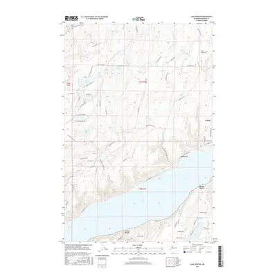 2017 Map of Lake Wooten, 2017 Print
