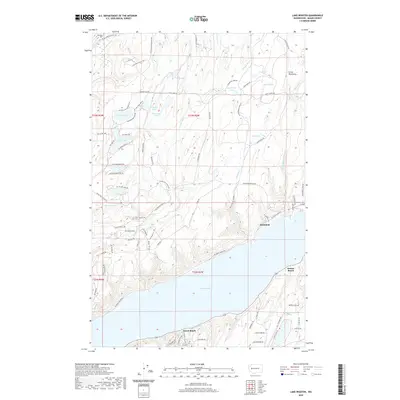 2020 Map of Lake Wooten, 2020 Print