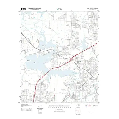 2013 Map of Lake Worth, 2013 Print