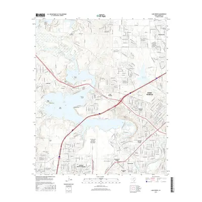 2016 Map of Lake Worth, 2016 Print