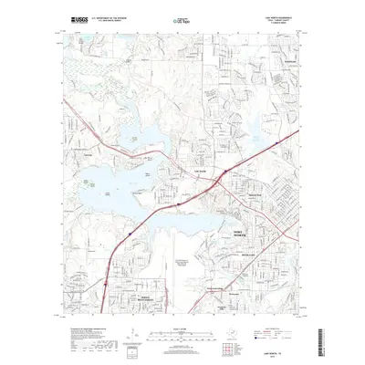 2019 Map of Lake Worth, 2019 Print