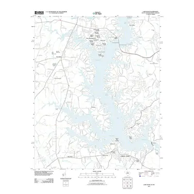 2011 Map of Lake Wylie, 2011 Print