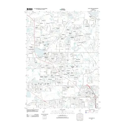 2012 Map of Lake Zurich, 2012 Print