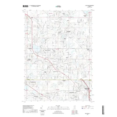 2018 Map of Lake Zurich, 2018 Print