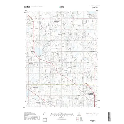 2021 Map of Lake Zurich, 2021 Print