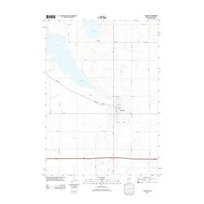 2013 Map of Lakefield, 2013 Print