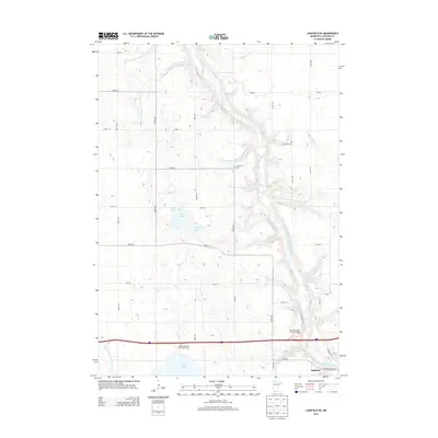 2013 Map of Lakefield NE, 2013 Print