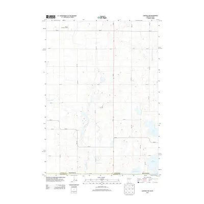 2013 Map of Lakefield SW, 2013 Print