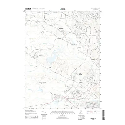 2014 Map of Lakehurst, 2014 Print