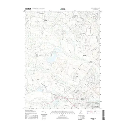 2016 Map of Lakehurst, 2016 Print