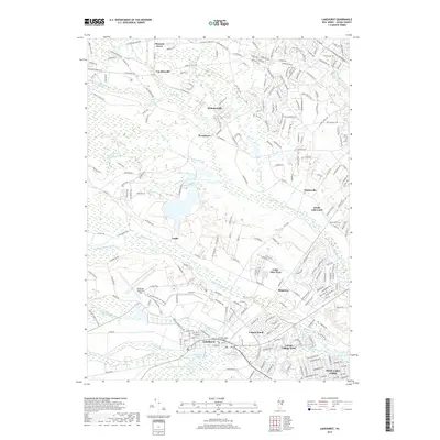 2019 Map of Lakehurst, 2019 Print