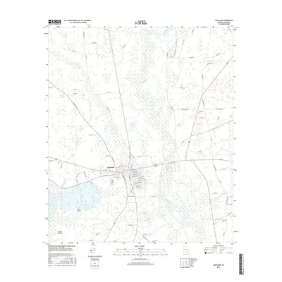 2017 Map of Lakeland, 2017 Print