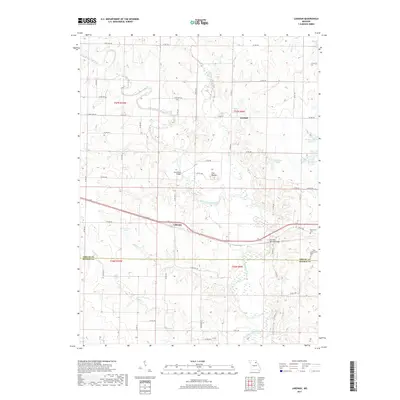 2017 Map of Lakenan, 2017 Print