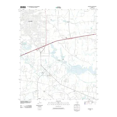 2010 Map of Lakeport, 2010 Print