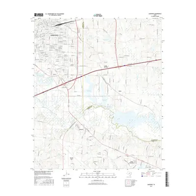 2016 Map of Lakeport, 2016 Print