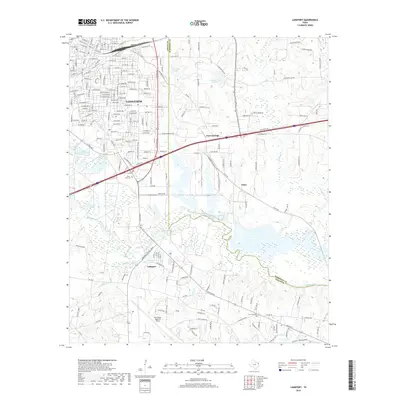 2019 Map of Lakeport, 2019 Print
