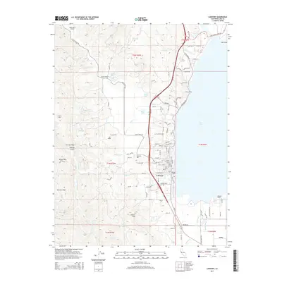 2015 Map of Lakeport, 2015 Print