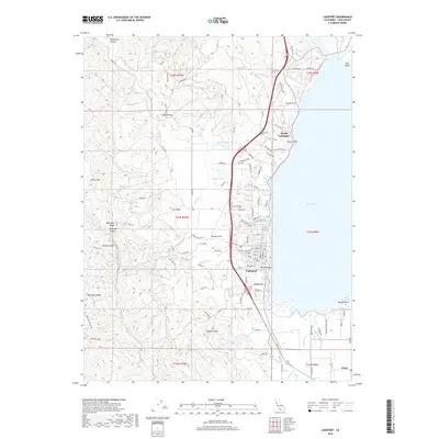 2018 Map of Lakeport, 2018 Print