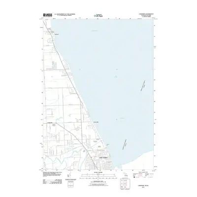 2011 Map of Lakeport, 2011 Print