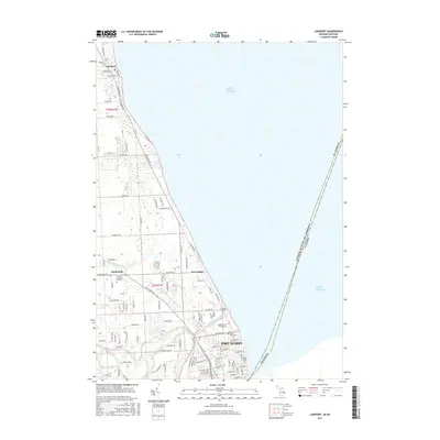 2017 Map of Lakeport, 2017 Print