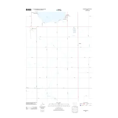 2013 Map of Lakeside, 2013 Print