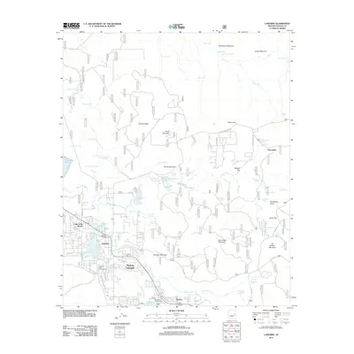 2011 Map of Lakeside, 2011 Print