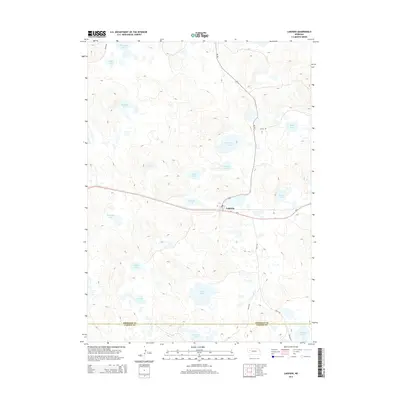 2014 Map of Lakeside, 2014 Print