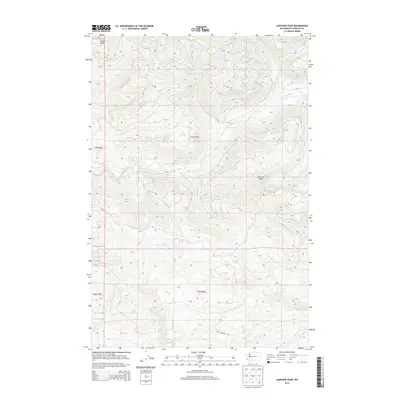 2013 Map of Lakeview Peak, 2013 Print