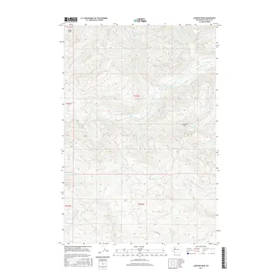 2017 Map of Lakeview Peak, 2017 Print
