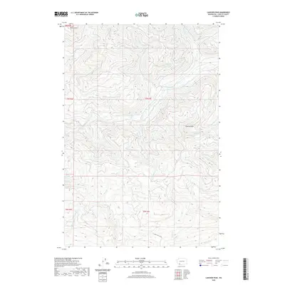 2020 Map of Lakeview Peak, 2020 Print