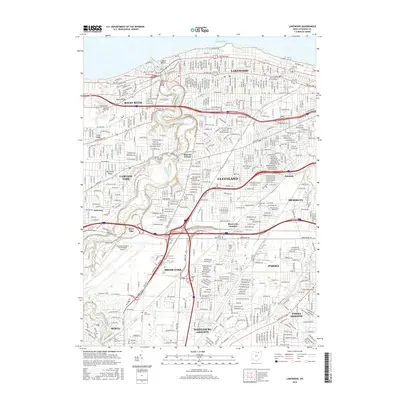 2016 Map of Lakewood, 2016 Print